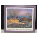 Albert Handell Santa Fe Art Poster On Board