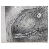 Matted Original Pen Drawing - 15.5" x 14"