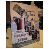 16" x 12 " Tin Metal Hershey