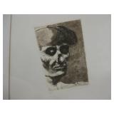 H. Laventhol Matted Etching 16" x 20"