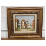 Framed Original Painting 18" x 16"  - Signed