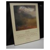 Framed 1986 Santa Fe Opera Poster 23" x 32"
