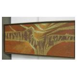 MId-Century Jim Simmons Original Textured Wall Art