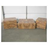 3 Retail Display Pedestals w/ Formica Surfaces