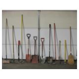 Lot Of Assorted Yard Work Tools
