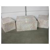 3 Retail Display Pedestals w/ Formica Surfaces