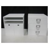 2 Piece Laminated Stacking Storage