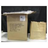 100 NIB Beige Reusable Shopping Bags w/ Handles