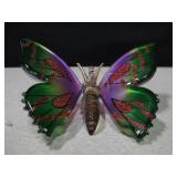 Gallerie 2 II Glass Glitter Butterfly Ornament
