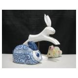 Lot Of 3 Bunny Rabbits