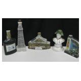 JIm Beam Bottle Collection Lot of 5