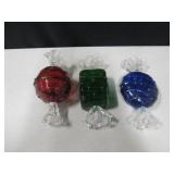 3 Plastic Toy Candy Trinket Boxes - 8.5" Long