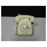 Vtg Western Electric Ivory Rotary Dial Telephone