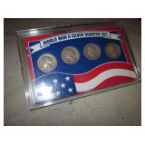 WWII Silver Quarter Set-US Mint