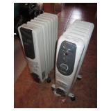 Delonghi & Pelonis Rolling Electric Space Heaters