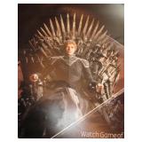 60" X 36" Game of Thrones Heavy Plastic Poster/Ad