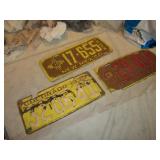 3 VTG New Mexico License Plates