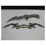 Lot of 2 Fantasy Knives