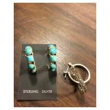 Lot of 2 Pair of Sterling Eaarings
