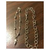 2 Small Sterling Bracelets