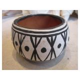 4" Dia. Antique Santo Domingo Pueblo Pottery