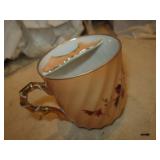 Antique Teacup w/Mustache Guard