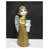 Artex Mexican Paper MAche Angel Candle Holder