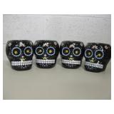 Lot of 4 Day of the Dead Planters