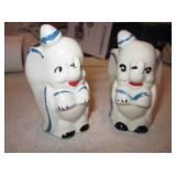 Pair of 1950s Dumbo Salt & Pepper Shakers