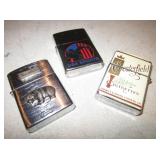 3 VTG Lighters-Supreme, Zippo, Continental
