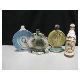 Lot of 4 Collectible Decanters