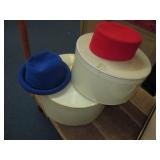 2 Nieman Marcus 1950s  Exclusive Design Hats
