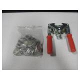 Inart Bottle Capper w/ Beer Bottle Caps