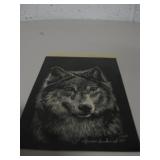 Alfonso Sandoval Numbered Wolf Print - Unframed