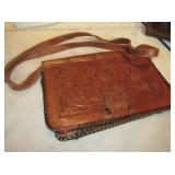 1950s Handmade Mexican Leather Purse