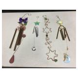 Lot Of 4 Wind Chimes