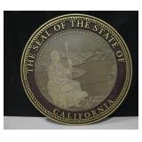 24" Diameter Composite Seal Of State Of California