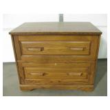 Wood 2-Drawer Lateral File Cabinet