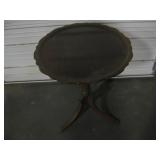 Vintage Wood Table - 20.5" Diameter & 26" Tall