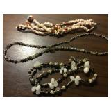 Lot Of 3 Beaded Necklaces