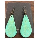 Turquoise Teardrop Earrings