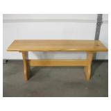 Pine Wood Bench - 43.5" Wide