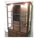 Lighted 2-Piece China Cabinet
