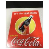 Coca-Cola Repro Metal Sign 12.5" x 16"