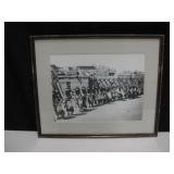 17" X 14.5" Framed NM Pueblo Dance Photo