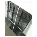 9 Assorted Rubber Coated Heavy Steel Shelves