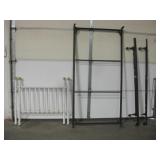Twin Bed Frame w/ Metal Headboard & Footboard