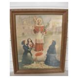 Framed Religious Print - 19" x 23.5"