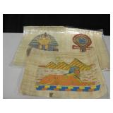3 Egyptian Prints On Papyrus - Papyrus Institute
