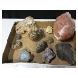 Box Of Crystals, Minerals & Geodes